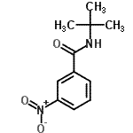 CAS 登录号：10222-93-2， N-(2-甲基-2-丙基)-3-硝基苯甲酰胺