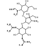 CAS#: 10225-46-4, 2,2'-(4-{[5-Deoxy-2-O-(2-Deoxy-2-{[(E)-Iminomethyl](Methyl)Amino}Hexopyranosyl)-3-C-(Hydroxymethyl)Pentofuranosyl]Oxy}-2,5,6-Trihydroxy-1,3-Cyclohexanediyl)Diguanidine