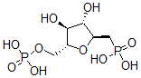 CAS 登录号：102292-66-0， [(2S,3S,4S,5R)-3,4-二羟基-5-(膦酰氧基甲基)四氢呋喃-2-基]甲基膦酸