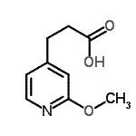 CAS 登录号：102336-07-2， 3-(2-甲氧基-4-吡啶基)丙酸