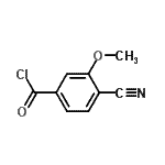 CAS#: 102362-01-6, 4-Cyano-3-Methoxybenzoyl Chloride