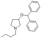 CAS#: 102372-32-7, 3-(Diphenylmethoxy)-1-Butylpyrrolidine