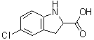 CAS#: 10241-98-2, 5-Chloro-2-Indolinecarboxylic Acid