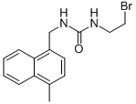 CAS 登录号:102434-31-1, 1-(2-溴乙基)-3-(4-甲基-1-萘甲基)脲