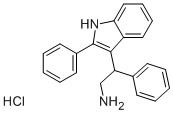 CAS 登录号：102441-39-4， 2-苯基-2-(2-苯基-1H-吲哚-3-基)乙胺盐酸盐