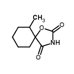 CAS#: 102495-12-5, 6-Methyl-1-Oxa-3-Azaspiro[4.5]Decane-2,4-Dione