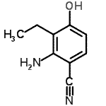 CAS#: 102569-27-7, 2-Amino-3-Ethyl-4-Hydroxybenzonitrile