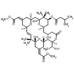 CAS#: 102580-65-4, (1S,3S,5Z,7R,8E,11R,13E,15S,17R,21R,23R,25S)-1,11,21-Trihydroxy-17-[(1R)-1-Hydroxyethyl]-5,13-Bis(2-Methoxy-2-Oxoethylidene)-10,10,26,26-Tetramethyl-19-Oxo-18,27,28,29-Tetraoxatetracyclo[21.3.1.1<Sup>3,7</Sup> .1<Sup>11,15</Sup>]Nonacos-8-En-25-Yl 3-Methylbutanoate
