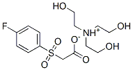 CAS#: 102582-92-3, ((4-Fluorophenyl)Sulfonyl)-Acetic Acid Compd. With 2,2',2''-Nitrilotrisethanol (1:1)