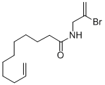 CAS 登录号：102613-02-5， N-(2-溴丙-2-烯基)十一碳-10-烯酰胺
