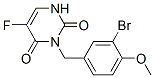 CAS#: 102613-16-1, 3-[(3-Bromo-4-Methoxyphenyl)Methyl]-5-Fluoro-1H-Pyrimidine-2,4-Dione