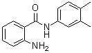 CAS 登录号：102630-81-9， 2-氨基-N-(3,4-二甲基苯基)苯甲酰胺