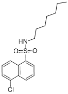 CAS 登录号：102649-79-6， 5-氯-N-庚基萘-1-磺酰胺
