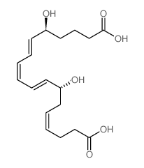 CAS#: 102674-12-4, (4Z,7R,8E,10E,12Z,14S)-7,14-Dihydroxyoctadeca-4,8,10,12-Tetraenedioic Acid