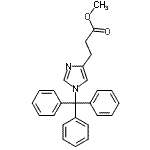 CAS 登录号：102676-60-8， 甲基3-(1-三苯甲基-1H-咪唑-4-基)丙酸酯