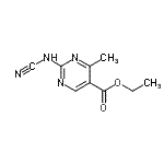 CAS#: 102739-40-2, Ethyl 2-(Cyanoamino)-4-Methyl-5-Pyrimidinecarboxylate