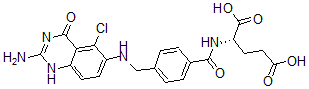CAS#: 102743-78-2, (2S)-2-[[4-[[(2-Amino-5-Chloro-4-Oxo-1H-Quinazolin-6-Yl)Amino]Methyl]Benzoyl]Amino]Pentanedioic Acid