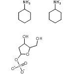 CAS 登录号:102783-28-8, 二环己烷铵2-脱氧-1-O-膦酸基呋喃戊糖