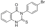CAS#: 1028-39-3, 3-(4-Bromophenyl)-2,3-Dihydro-2-Thioxo-4(1H)-Quinazolinone