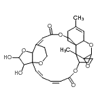 CAS#: 102852-48-2, (2'Z,4'Z)-26',27'-Dihydroxy-9',15'-Dimethyl-6'H,21'H-Spiro[Oxirane-2,10'-[7,12,20,25,28]Pentaoxahexacyclo[21.4.3.1<Sup>8,11</Sup>.0<Sup>1,24</Sup>.0<Sup>9,18</Sup>.0<Sup>13,18</Sup>]Hentriaconta[2,4,14,22]Tetraene]-6',21'-Dione