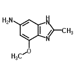 CAS#: 102872-07-1, 4-Methoxy-2-Methyl-1H-Benzimidazol-6-Amine
