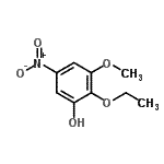 CAS#: 102872-42-4, 2-Ethoxy-3-Methoxy-5-Nitrophenol