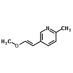 CAS#: 102878-29-5, 5-[(E)-2-Methoxyvinyl]-2-Methylpyridine