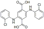 CAS 登录号:10291-27-7, 2,5-二(2-氯苯胺基)对苯二甲酸
