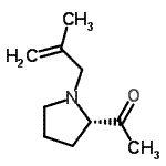 CAS#: 103142-92-3, 1-[(2S)-1-(2-Methyl-2-Propen-1-Yl)-2-Pyrrolidinyl]Ethanone
