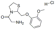 CAS#: 103182-70-3, 2-Amino-1-[2-[(2-Methoxyphenoxy)Methyl]-1,3-Thiazolidin-3-Yl]Ethanone Hydrochloride
