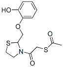 CAS#: 103195-85-3, S-[2-[2-[(2-Hydroxyphenoxy)Methyl]-1,3-Thiazolidin-3-Yl]-2-Oxoethyl] Ethanethioate