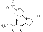 CAS 登录号：103213-34-9， 甘氨酰-N-(4-硝基苯基)脯氨酰胺盐酸盐(1:1)