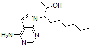CAS 登录号：103298-51-7， (3S)-3-(4-氨基吡咯并[2,3-d]嘧啶-7-基)壬烷-2-醇