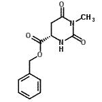 CAS 登录号:103300-85-2, 苄基(4S)-1-甲基-2,6-二氧代六氢-4-嘧啶羧酸酯