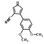 CAS#: 103418-01-5, 4-(3,4-Dimethoxyphenyl)-1H-Pyrrole-3-Carbonitrile