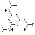 CAS#: 103427-73-2, 6-(Difluoromethylsulfanyl)-N,N'-Di(Propan-2-Yl)-1,3,5-Triazine-2,4-Diamine
