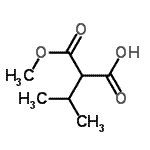 CAS#: 103495-93-8, 2-(Methoxycarbonyl)-3-Methylbutanoic Acid