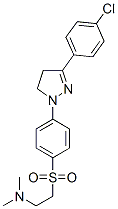 CAS#: 10357-99-0, 2-[4-[3-(4-Chlorophenyl)-4,5-Dihydropyrazol-1-Yl]Phenyl]Sulfonyl-N,N-Dimethylethanamine