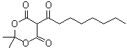 CAS#: 103576-44-9, 2,2-Dimethyl-5-Octanoyl-1,3-Dioxane-4,6-Dione
