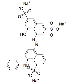 CAS#: 10359-95-2, Trisodium 4-Hydroxy-5-[4-[(4-Methylphenyl)Amino]-5-Sulfonatonaphthalen-1-Yl]Diazenylnaphthalene-2,7-Disulfonate