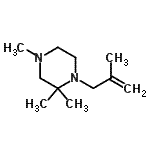 CAS#: 103640-14-8, 2,2,4-Trimethyl-1-(2-Methyl-2-Propen-1-Yl)Piperazine
