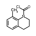 CAS#: 103661-43-4, 8-Methyl-3,4-Dihydro-1(2H)-Quinolinecarbonyl Chloride