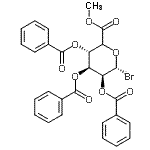 CAS#: 103674-69-7, Methyl (5xi)-2,3,4-tri-O-benzoyl-alpha-D-lyxo-hexopyranosyluronate bromide