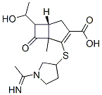 CAS 登录号：103730-44-5， 6-(1-羟基乙基)-2-(1-亚胺乙酰基吡咯烷-3-基硫代)-1-甲基-1-羧苄青霉素-2-烯-3-羧酸