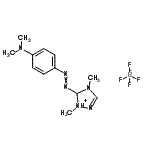 CAS#: 103749-26-4, 4-[(2,4-Dimethyl-3H-1,2,4-Triazol-2-Ium-3-Yl)Azo]-N,N-Dimethyl-Aniline Tetrafluoroborate