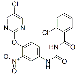 CAS 登录号：103829-02-3， 2-氯-N-[[4-(5-氯嘧啶-2-基)氧基-3-硝基-苯基]氨基甲酰]苯甲酰胺