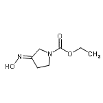 CAS#: 103831-09-0, Ethyl (3E)-3-(Hydroxyimino)-1-Pyrrolidinecarboxylate