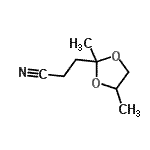 CAS#: 103900-54-5, 3-(2,4-Dimethyl-1,3-Dioxolan-2-Yl)Propanenitrile