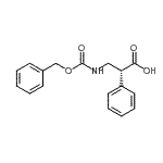 CAS 登录号：1040-59-1， (2R)-3-{[(苄氧基)羰基]氨基}-2-苯丙酸