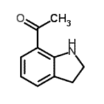 CAS#: 104019-19-4, 1-(2,3-Dihydro-1H-Indol-7-Yl)Ethanone